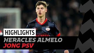 HIGHLIGHTS  Jong PSV ziet Heracles Almelo promoveren 🏟️ [upl. by Leila]