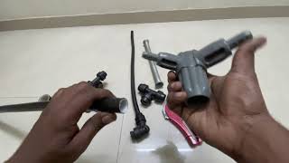 How to install Kiteck pipe  kiteck pipe  black pipe  upvc  cpvc  pipe  plumbing tips  hindi [upl. by Marni]