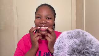 ASMR Teeth tappingScratching 9999 tingly [upl. by Essej]