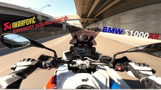 BMW S1000XR M Akrapovic Titanium Full Exhaust Sound RAW ONBOARD [upl. by Eyot314]