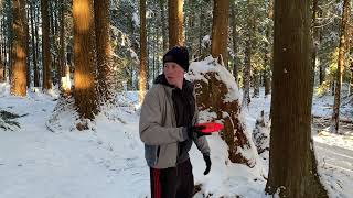 Lake Stevens disc golf course in the snow [upl. by Esej]