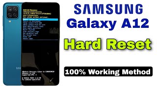 Samsung Galaxy A12 Hard Reset  Pattern Unlock  SMA127FDS Hard Reset [upl. by Razid]