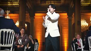 Dimash Entrance quotSOSquot amp quotDaididauquot Le Palais de LÉlysée Paris France Full Version [upl. by Vtehsta]