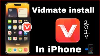 How to dawonload vidmate in iPhone  how to install vidmate in iOSvidmateforios [upl. by Ramberg]