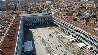 Venice Italy 106 Campanile Di San Marco West Venice Italy [upl. by Naenaj]