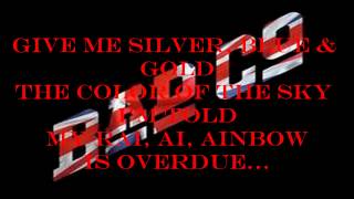 Silver Blue And Gold Bad Company karaokewmv [upl. by Isadore]