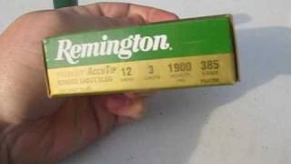 Remington Accutip Sabot  12 Ga  Rifled Choke [upl. by Laurena]