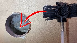 How to Clean Dryer Vent  Quick and Easy [upl. by Oivlis]