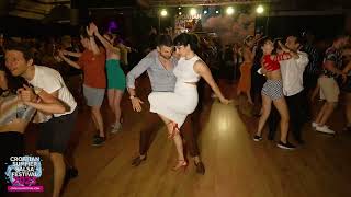 Marco amp Federica  Salsa social dancing  Croatian Summer Salsa Festival 2023 [upl. by Jerz43]