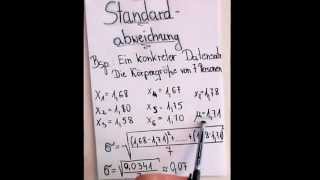 Mittelwert Standardabweichung Varianz  Teil 3 [upl. by Nived]