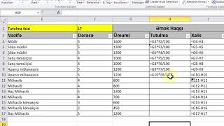MS Excel də cədvəllərlə iş [upl. by Aissila230]