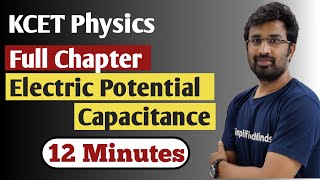 KCET Physics 2022  Electric Potential and Capacitance Oneshot KCET [upl. by Frear]