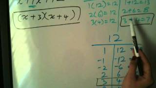 How to Factor Trinomials x2bxc [upl. by Hgielra391]