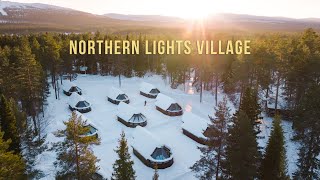 Northern Lights Village Pyhä  Winter activities in Finnish Lapland [upl. by Wilmar]