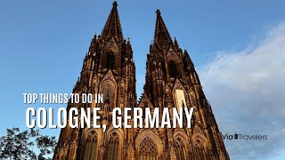 Top 10 Things To Do Cologne Germany  Travel Guide 4K [upl. by Lekcim]