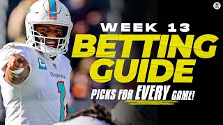 NFL Week 13 Betting Guide EXPERT Picks for EVERY Game  CBS Sports HQ [upl. by Anderson]