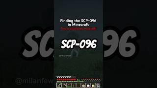 Finding the scariest SCP SCP096 in Minecraft [upl. by Warp]