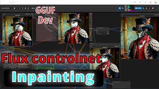 Comfyui Tutorial How To Use Controlnet Flux Inpainting comfyui flux controlnet [upl. by Aikat]