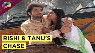 Who is chasing Rishi and Tanu in Kasam Tere Pyaar Ki [upl. by Enelrats431]