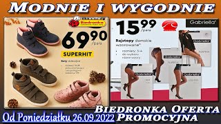 Biedronka  Oferta Promocyjna Od 26092022  Modnie i Wygodnie – Modowe okazje [upl. by Burdelle]