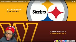 49ERS FAN REACTS TO Pittsburgh Steelers vs Washington Commanders  2024 Week 10 Game Highlights [upl. by Anoli774]