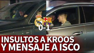 Insultos a Kroos a la salida del Bernabéu tras el Barça y mensaje a Isco  Diario As [upl. by Anemix]