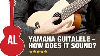 Yamaha Guitalele Review  How does it sound [upl. by Irama352]