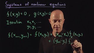 Systems of Nonlinear Equations  Lecture 33  Numerical Methods for Engineers [upl. by Enomsed]