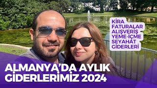 ALMANYA’DA AYLIK GİDERLERİMİZ 2024  Nisan Ayı Tüm Harcamalarımız [upl. by Sybley]