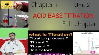 Acid base titration full chapter in one video ☺️ [upl. by Ulberto909]