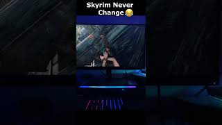 Skyrim Never Change 😂 skyrim skyrimanniversary elderscrolls shorts [upl. by Miksen]