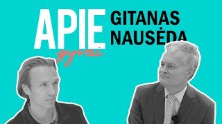 APIE GYVAI GITANAS NAUSĖDA  politikas ar ekonomistas [upl. by Marler]