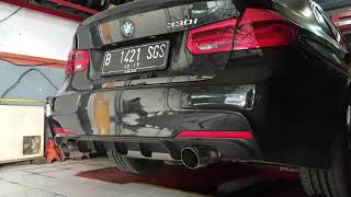 BMW F30 330i320i B48 with Milltek Turboback Exhaust on CK Motorsport TV [upl. by Kcirddehs]