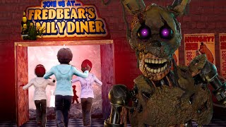 NEW PLAYING AS BURNTRAP IN FREDBEARS DINER  FNAF Killer in Purple Remastered [upl. by Hsak]