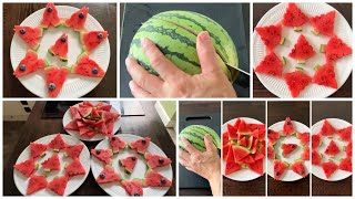 3 Super Fruits Watermelon Decoration Ideas  Watermelon Cutting [upl. by Oinegue]