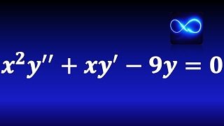 107 Ecuación diferencial de Cauchy Euler EJERCICIO RESUELTO [upl. by Rehpotisrhc]