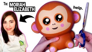 I sent my BIGGEST Squishy Makeover to MoriahElizabeth [upl. by Eduino504]