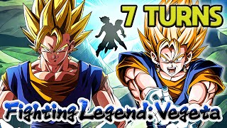 LEGENDARY VEGETA EVENT IN 7 TURNS Dragon Ball Z Dokkan Battle [upl. by Monie]