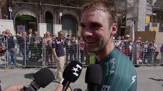 Maximilian Schachmann  Interview at the finish  Stage 7  Giro dItalia 2024 [upl. by Levison121]