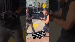 Nate Diaz made this fan earn his autograph by fighting him for it in the street 🤣 [upl. by Kcire]