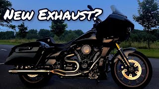 Removing baffle from a Bassani Road Rage 3 exhaust bassani harleydavidson roadglide motorcycle [upl. by Salokin]