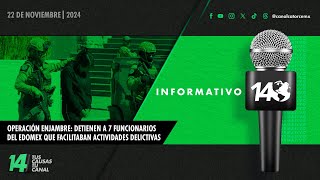 Informativo14 Operación Enjambre detienen a 7 funcionarios del EdoMex [upl. by Ertnod]