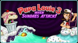 Papa Louie 3 When Sundaes Attack Level 2 Walkthrough Utah Rescue Willow [upl. by Stamata]