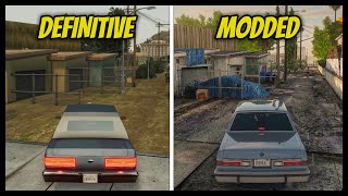 GTA San Andreas The Definitive Edition vs Modded  Graphics and Details Comparison [upl. by Hutchinson]