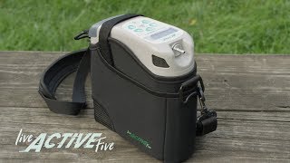 Live Active Five  Portable Oxygen Concentrator  Precision Medical [upl. by Reniti]