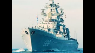 Russian battlecruiser pyotr velikiy  the largest destroyer warship that rocked the world shorts [upl. by Swor959]