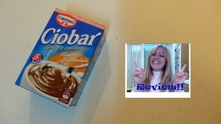 recensione ciobar gusto gianduia consigli per farlo venire denso la mia opinione [upl. by Ellehcsar564]