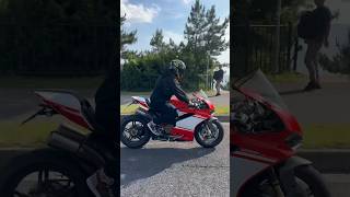 DUCATI 1299 Superleggera Akrapovic racing titanium exhaust system soundThe strongest panigaleShort [upl. by Longwood962]