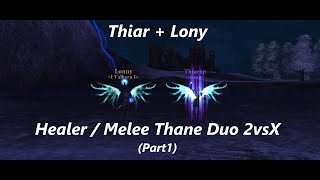 DAoC Eden Season 2 2024  Healer PoV Thiar Lony Duo HealerThane Melee 2vsX Part 1 [upl. by Avot976]