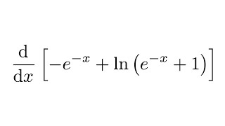 Derivative of ex  lnex1 [upl. by Virginia]